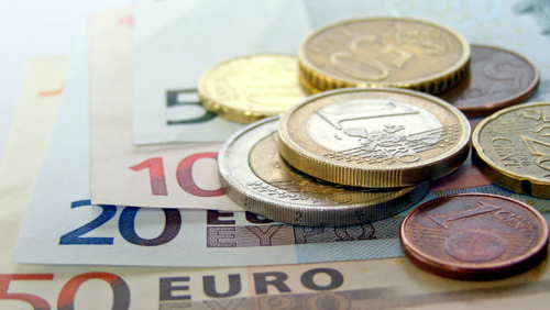 Euro biljetten en munten Euro biljetten en munten