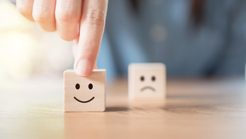 Kubus met lachend gezichtje Kubus met lachend gezichtje