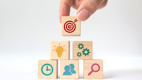 illustratie van bouwstenen voor jouw loopbaan illustratie van bouwstenen voor jouw loopbaan