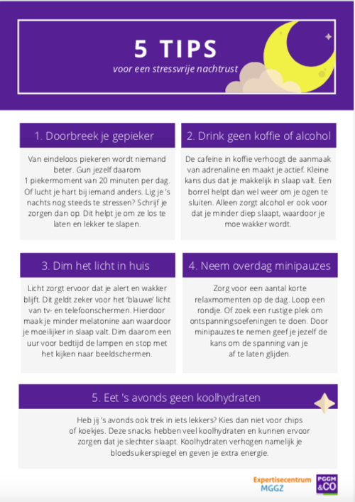 5 Tips voor een stressvrije nachtrust