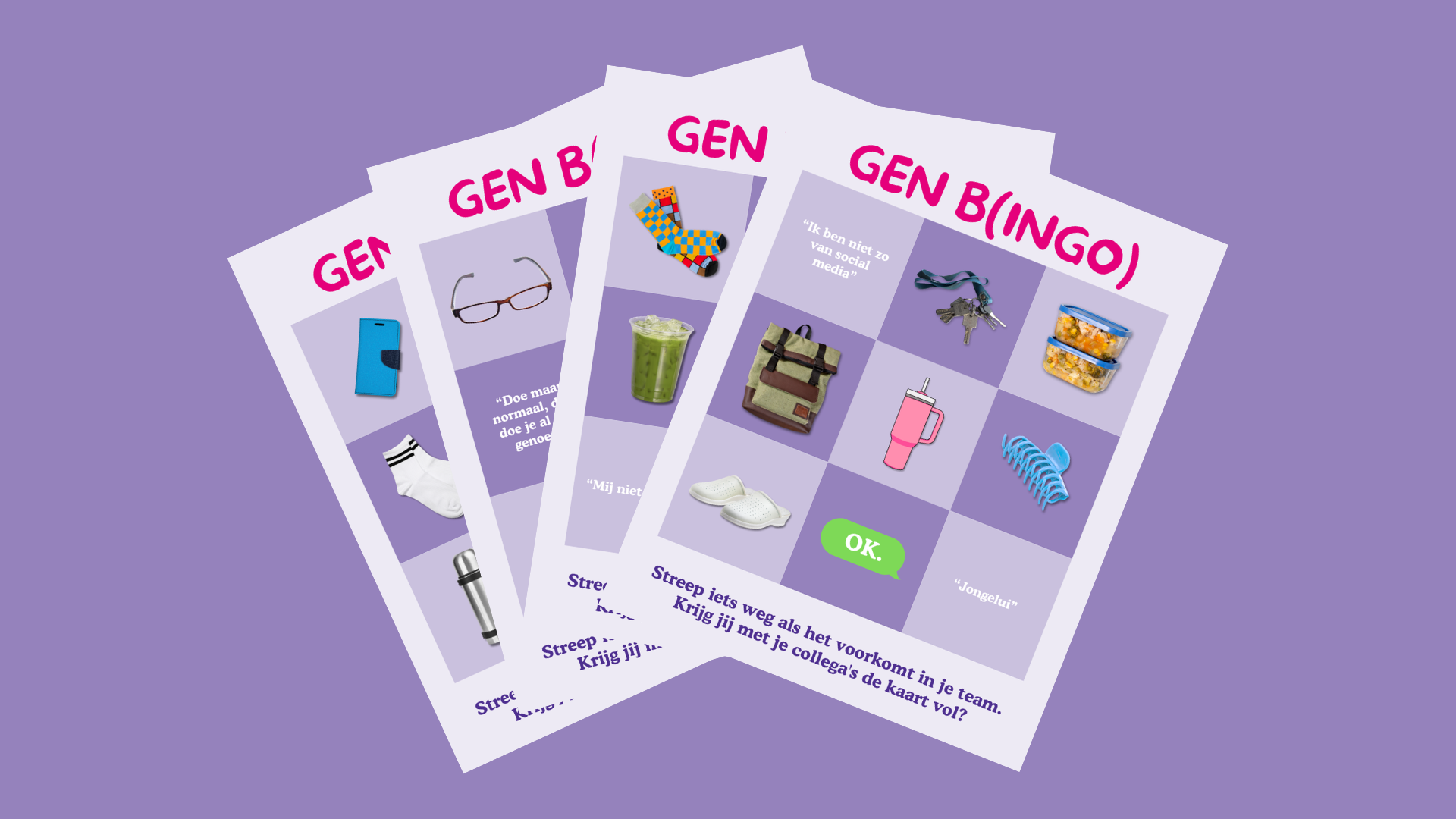 Generatie bingokaarten